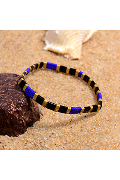 Choice ٣٥ سوارًا ملونًا من ميوكي للنساء من مون غيرل، بتصميم عصري مزين بخرز تي...