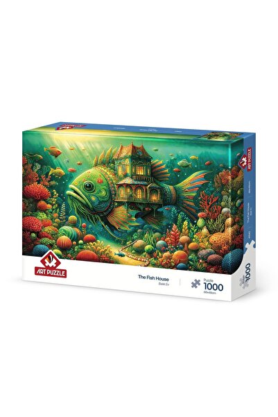 Art Puzzle لغز منزل السمك 1000 قطعة