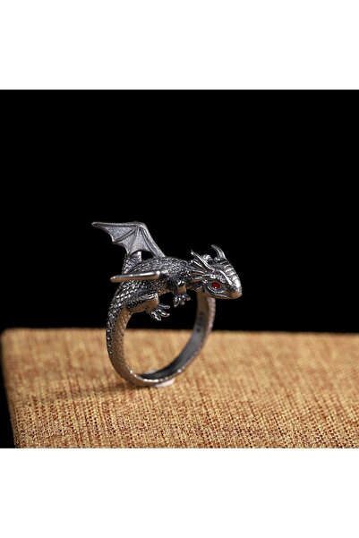 Choice resizable Type2 Flying Dragon Adjustable Rings, Stainless Steel Punk D...