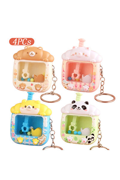 Choice 4 قطع - مزيج من 1 إلى 8 قطع من سلاسل المفاتيح على شكل آلة مخلب، سلسلة ...