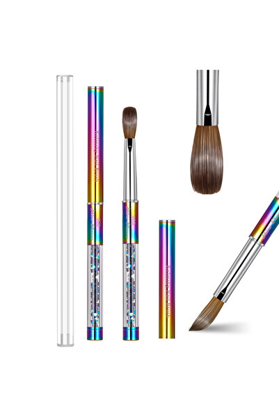 Choice SC018-08 فرشاة أظافر أكريليك مصنوعة من شعر السمور الكولينسكي بنسبة 100...