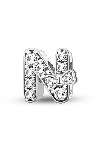 Choice TCE0760P4-N 925 Sterling Silver Butterfly Knot Letter Series Zircon Ch...
