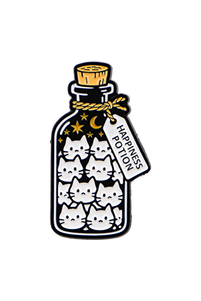 Choice 11 بروشًا كرتونيًا على شكل ضفدع وقط وبطة للنساء، دبوس مينا على شكل حيو...