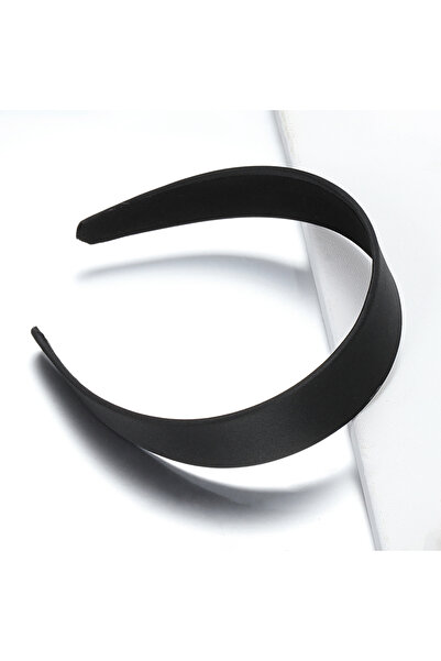 Choice 4mm width 1PC Black Full Wrap Cloth Plastic Headband 1.5-4mm Wide Head...