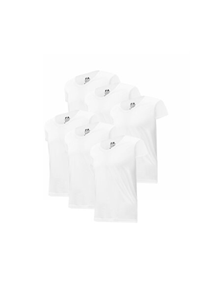 FASHION ACADEMY Boys Inner T-Shirt White Pack of 6
