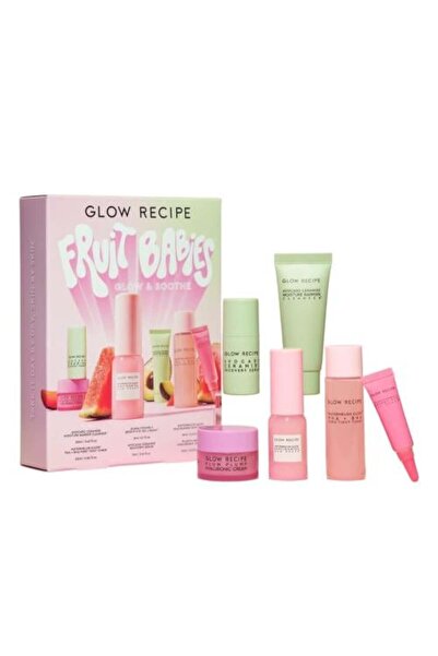 GlowCup مجموعة العناية بالبشرة "جلو ريسبي فروت بيبيز" - 6 قطع