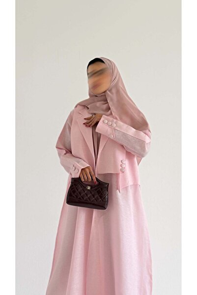 AYA MW1502 - عباية لنن بيبي بنك صيفية