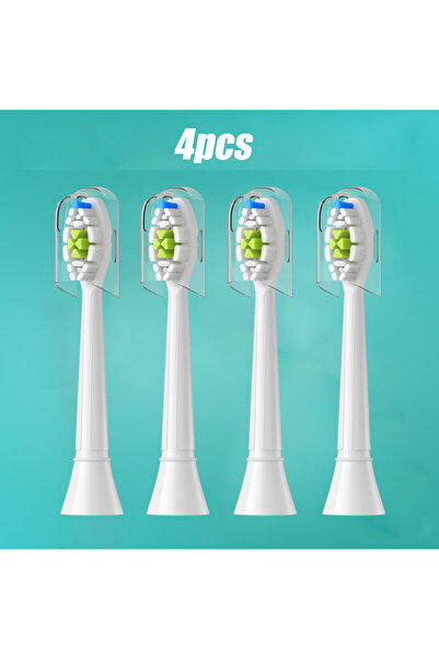 Choice8 4pcs White 4-16pcs Replacement Toothbrush Heads Compatible with Phili...
