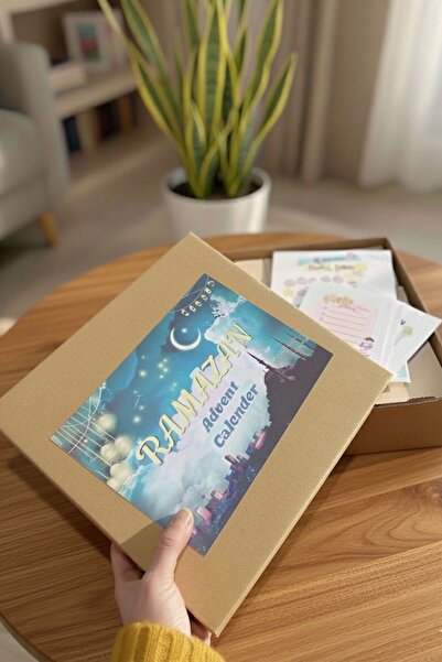AryaSanatKırtasiye DIY Ramazan Advent Calendar | 9'lu Set + 37 Sticker + 5 Ka...