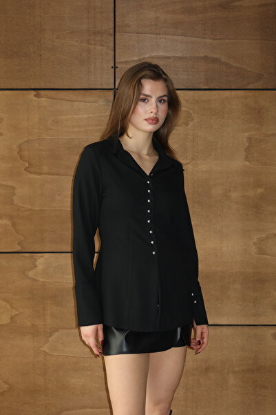 By ÖTE Πουκάμισο με λεπτομέρεια από ασημί κουμπιά