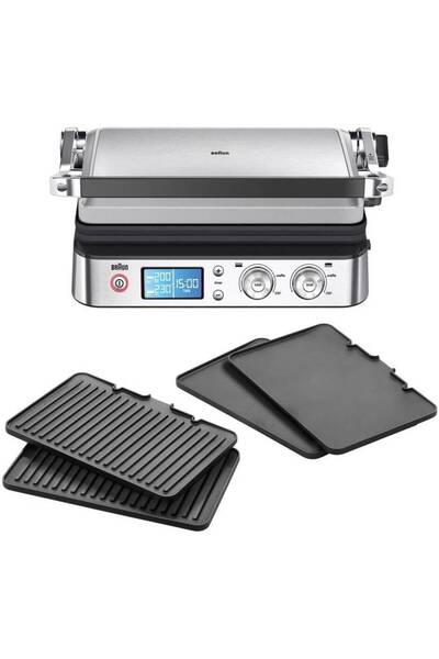 Braun MultiGrill 9 Contact Grill, 2000W Electric Grill