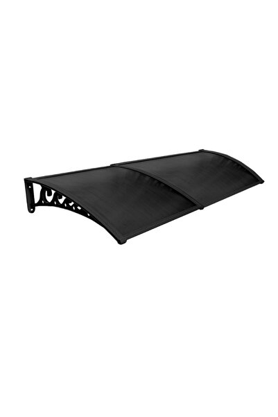SUNDURMAGROSS Pratik Sundurma Kapı Pencere Üstü 100x200 cm Siyah 6 mm Levhalı