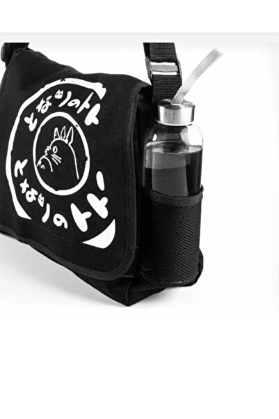 EBBY ACCESSORIES Μαύρη τσάντα Totoro Postman