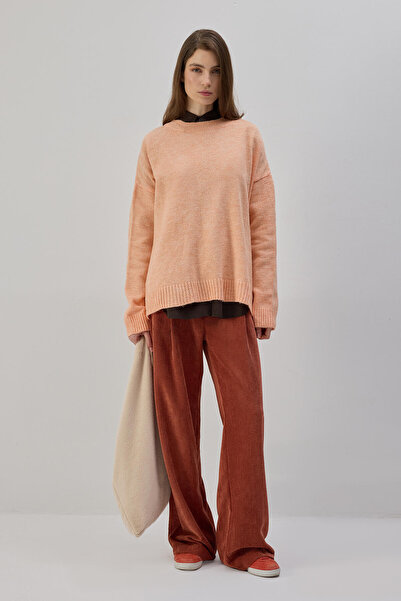 Touché Privé ΠΟΥΛΟΒΕΡ OVERSIZE ΜΟΝΟΧΡΩΜΑ