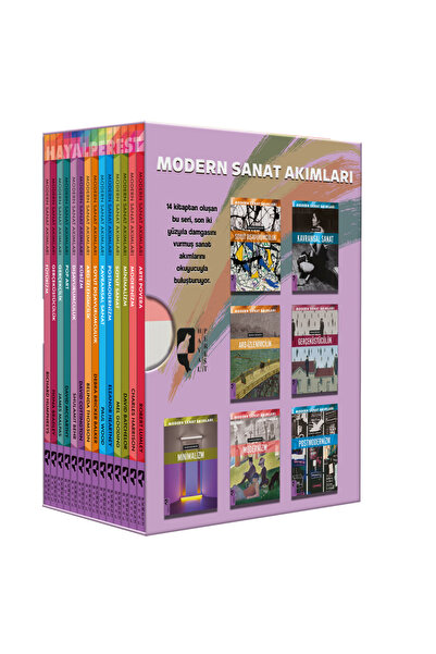 HayalPerest Kitap Modern Sanat Akımları Seti Kutulu 14 Kitap