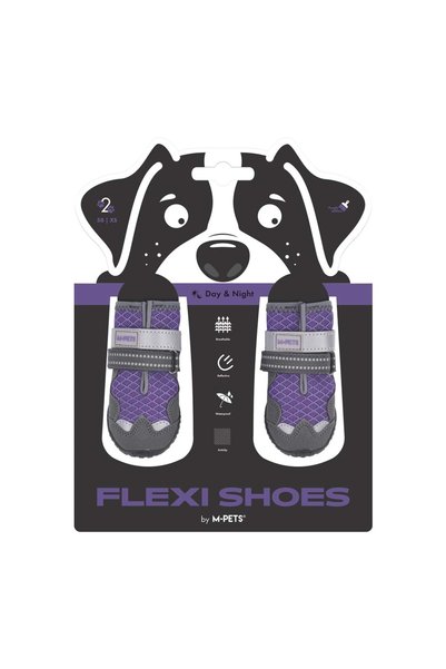 M-PETS FLEXI KÖPEKLER İÇİN AYAKKABI #2 XS PURPLE EDİTİON