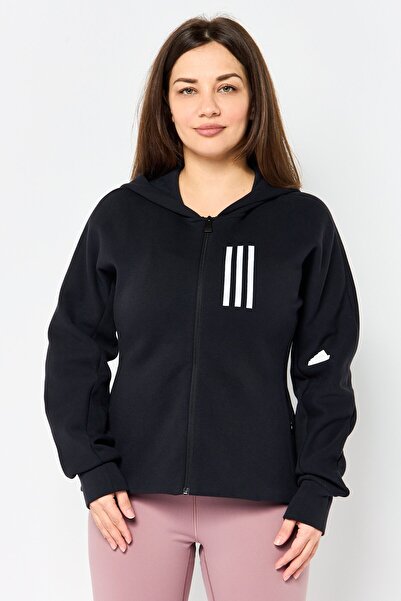 adidas Women Sportswear Fit Long Sleeve Training Sweatshirt, Black