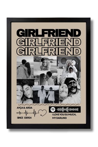 benden olsun Sevgiliye Özel Fotoğraf Kolaj Posteri | Sevgiliye Özel İsimli ve...