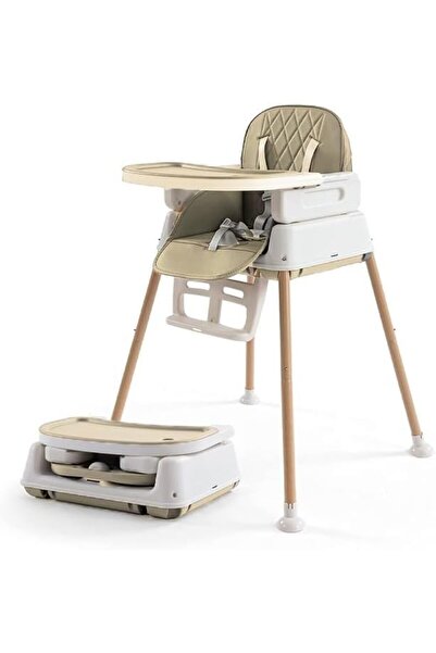 Arabest كرسي طعام مرتفع للأطفال 3 في 1، قابل للطي وسهل التنظيف، ووسادة قابلة ...