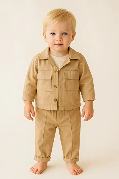 Little Ya Ya Love Jasper Boys' Jacket Blouse Pants 3-Piece Set