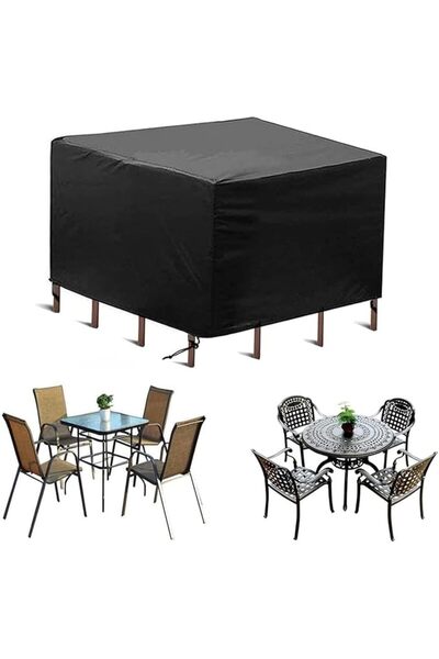 Arabest Outdoor Furniture Cover,Waterproof,Square Anti-UV Fire Pit Table Cove...