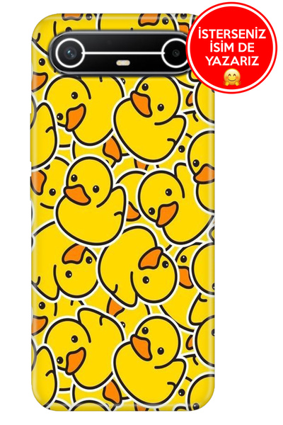 TECNO Spark Slim 5G KM9 Kılıf A Kalite Baskılı Art Silikon Civcivler