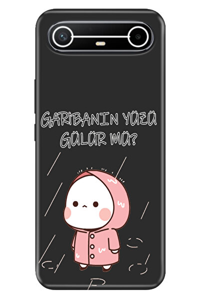 TECNO Spark Slim 5G KM9 Kılıf Renkli Silikon Baskılı TPU Garibanın Yüzü