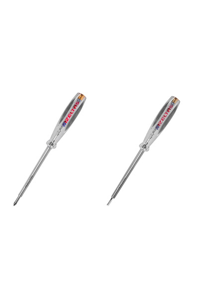 İzeltaş Profesyonel Kontrol Kalemi Seti - Düz ve Yıldız Uçlu Elektrikçi Tipi ...