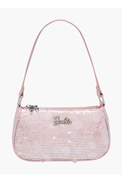 Barbie حقيبة كتف مزخرفة بمقبض حزام - الارتفاع 20 × العرض 11 × العمق 4.5 سم