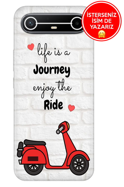 TECNO Spark Slim 5G KM9 Kılıf TPU Resimli Silikon Journey