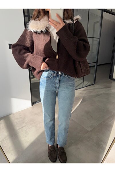 BB Bensu Buyruk Светлосини измити къси дънки Alba Jeans