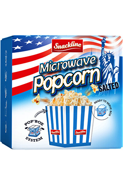 GUNZ Snackline Microwave Popcorn Salted 2x100g