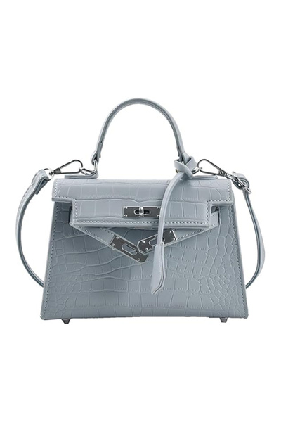 AioTio Stylish PU Leather Crossbody Shoulder Bag with Crocodile Pattern and A...