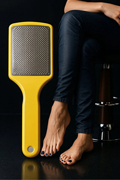 Canderel Sarı Saplı Topuk Rendesi Topuk Nasır Temizleme Ayak Bakım Törpüsü