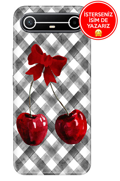 TECNO Spark Slim 5G KM9 Kılıf A Kalite Baskılı Art Silikon Kiraz Masası