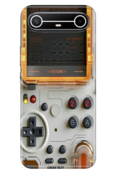 TECNO Spark Slim 5G KM9 Kılıf Retro Trendy Silikon Baskılı Gmae Boy