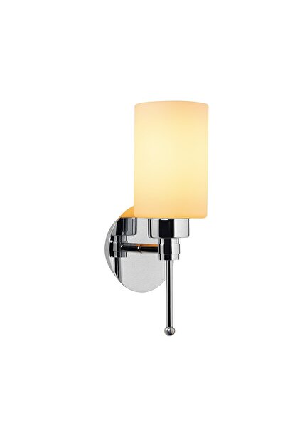 AmberLED Modern Chrome Single Sconce Lighting Compatible with E27 for Kitchen...