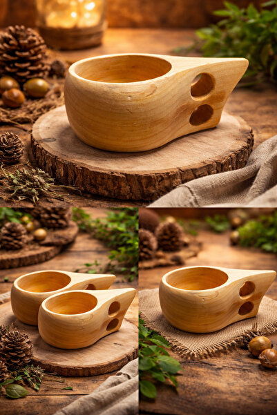 HASLET WOOD AHŞAP BARDAK