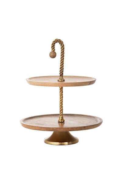 Mudo Concept WOODEN DEKORATİF KEK STANDI 40 CM