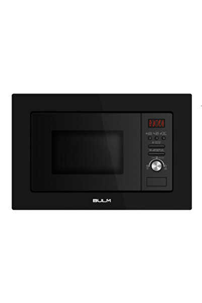 BULM Microwave Built-In With Grill Red Led Digital Display 23L Black - NERO23