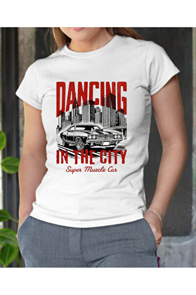 shi dumanlar giyim تيشيرت للجنسين بتصميم خليج/ تيشيرت كبير الحجم مطبوع مدينة ...