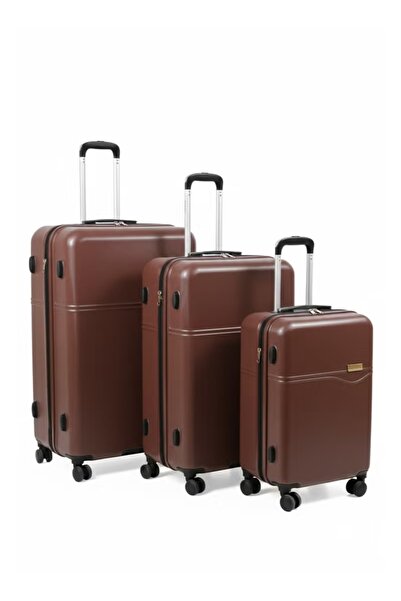 Calvin Klein طقم حقائب سفر CK Grace الصلبة مكون من 3 قطع | عجلات دوارة من ماد...