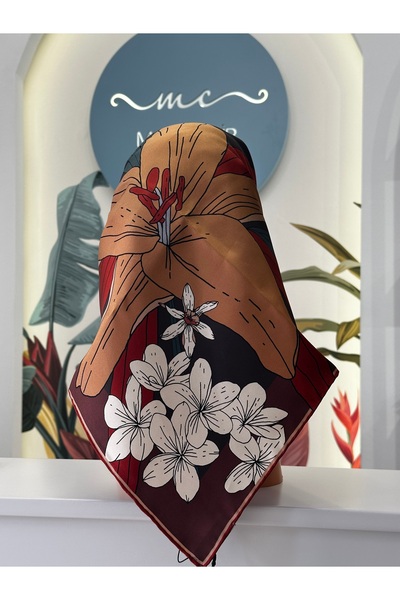 EGGO COUTURE وشاح حرير تيفيل