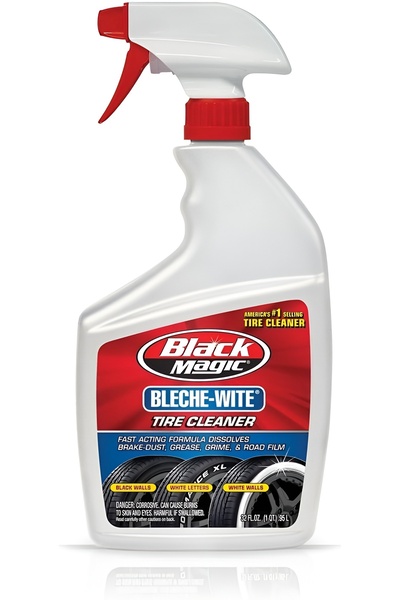 Black Magic منظف إطارات ويستليز بليتش وايت، عبوة من 4 قطع، 32 أونصة
