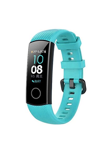 Mi7a Honor Band 4 / Band 5 Akıllı Saat Uyumlu Sportif Çizgili Silikon Kordon/...