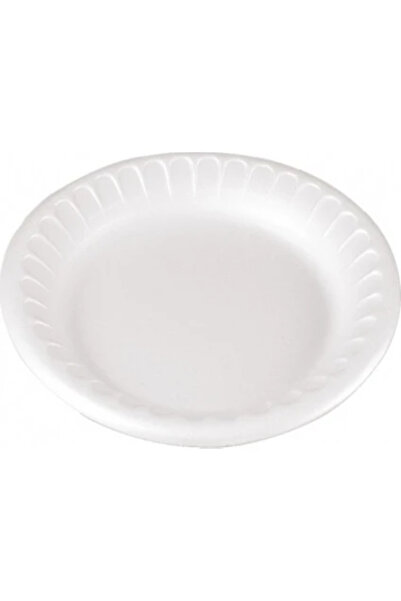 Genel Markalar ANI-33A Yuvarlak Köpük Tabak 17 cm 100'lü