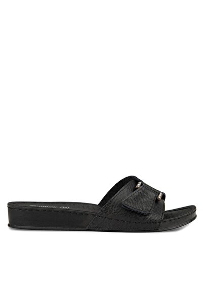 Muya Het Anatomical Sole Four Seasons Genuine Leather Women's Slippers