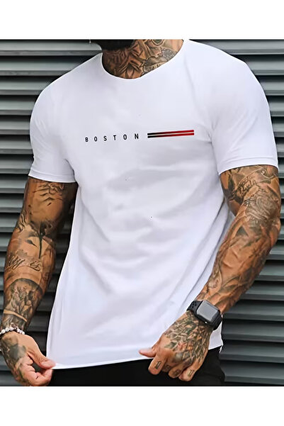 shi dumanlar giyim Unisex Ανδρικό/Γυναικείο oversized Horizontal Boston με τύ...