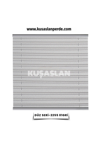 KUŞASLAN PLİSE PERDE GRİ PLİSE PERDE