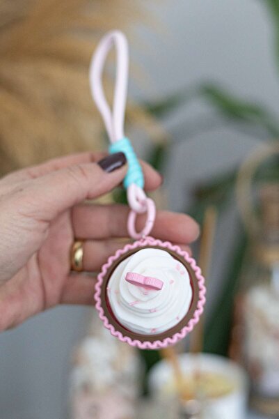 Modello Craft سلسلة مفاتيح على شكل كعكة عيد الحب وحلية للحقائب، سلسلة مفاتيح ...